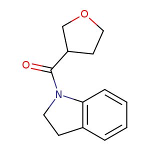 1-(oxolane-3-carbonyl)-2,3-dihydro-1H-indole