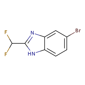 5-bromo-2-(difluoromethyl)-1H-1,3-benzodiazole