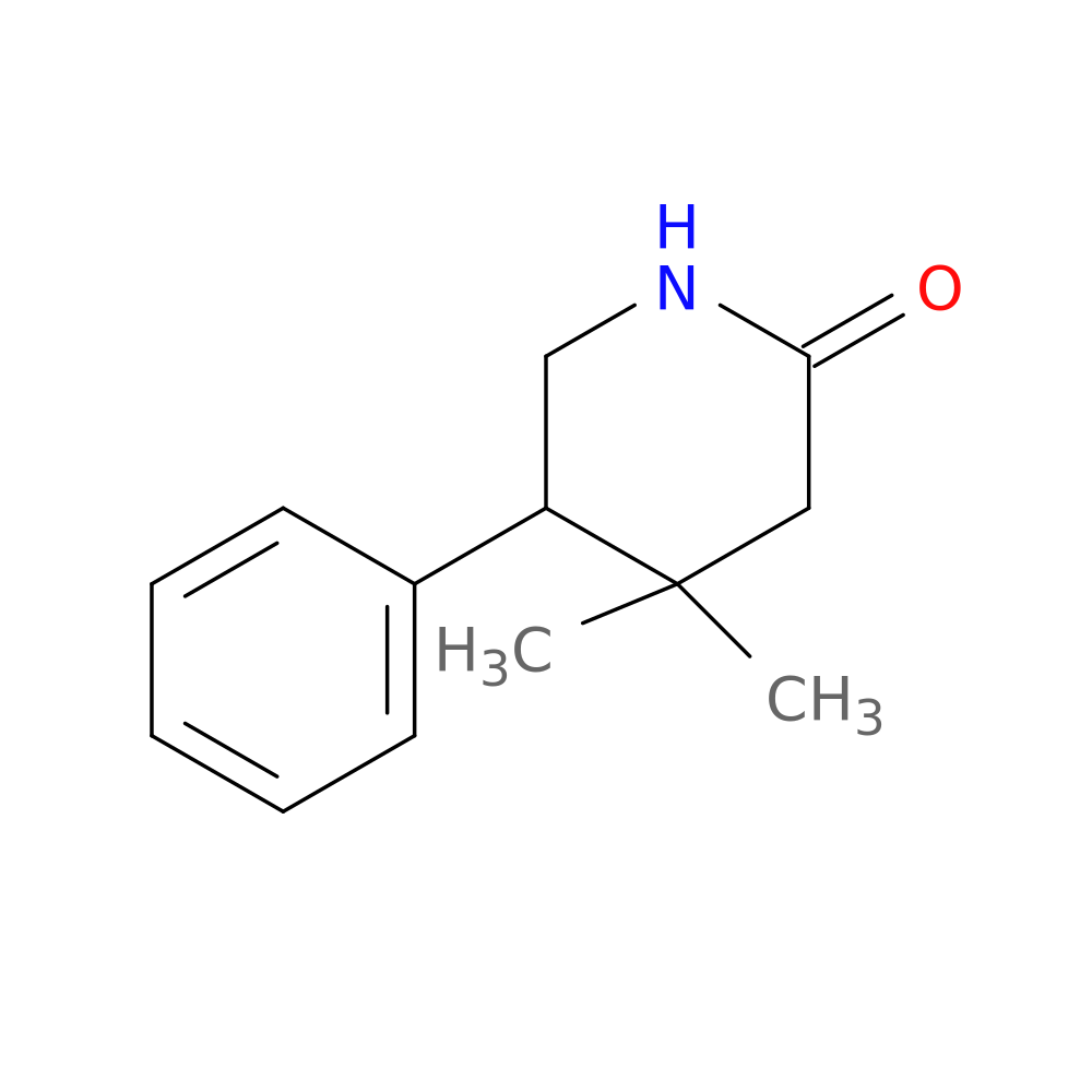 4,4-dimethyl-5-phenylpiperidin-2-one