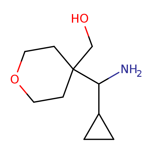 {4-[amino(cyclopropyl)methyl]oxan-4-yl}methanol
