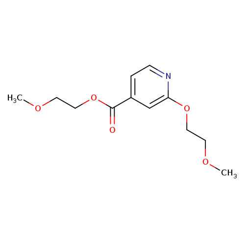 2-methoxyethyl 2-(2-methoxyethoxy)pyridine-4-carboxylate