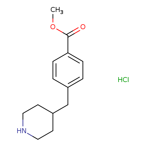 4-PIPERIDIN-4-YLMETHYL-BENZOIC ACID METHYL ESTER HCL