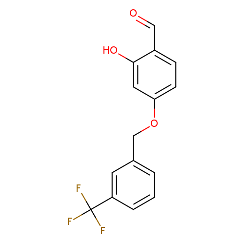 2-hydroxy-4-{[3-(trifluoromethyl)phenyl]methoxy}benzaldehyde