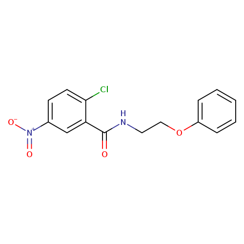 2-chloro-5-nitro-N-(2-phenoxyethyl)benzamide