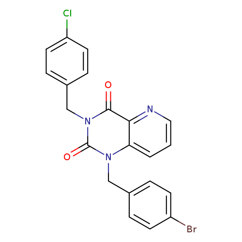 1-[(4-bromophenyl)methyl]-3-[(4-chlorophenyl)methyl]-1H,2H,3H,4H-pyrido[3,2-d]pyrimidine-2,4-dione