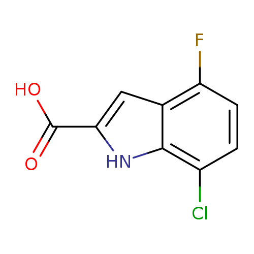 7-CHLORO-4-FLUORO-1H-INDOLE-2-CARBOXYLIC ACID