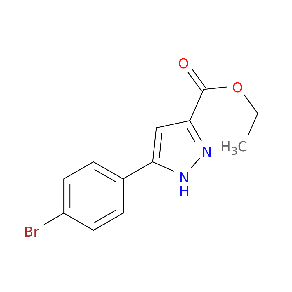 ethyl 5-(4-bromophenyl)-1H-pyrazole-3-carboxylate