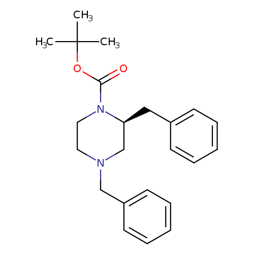 (S)-tert-butyl 2,4-dibenzylpiperazine-1-carboxylate