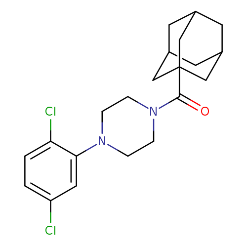 1-(1-adamantylcarbonyl)-4-(2,5-dichlorophenyl)piperazine