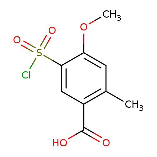 5-(chlorosulfonyl)-4-methoxy-2-methylbenzoic acid