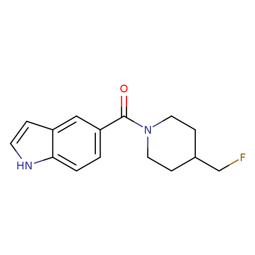 5-[4-(fluoromethyl)piperidine-1-carbonyl]-1H-indole