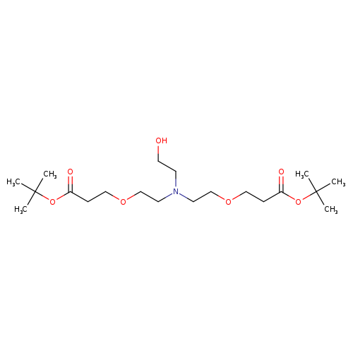 Hydroxy-amino-(peg1-t-butyl ester)2