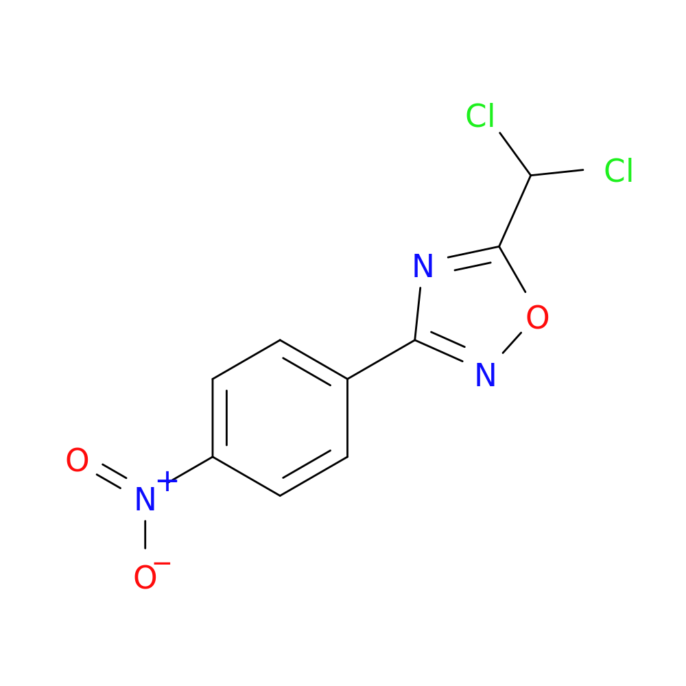 5-(Dichloromethyl)-3-(4-nitrophenyl)-1,2,4-oxadiazole