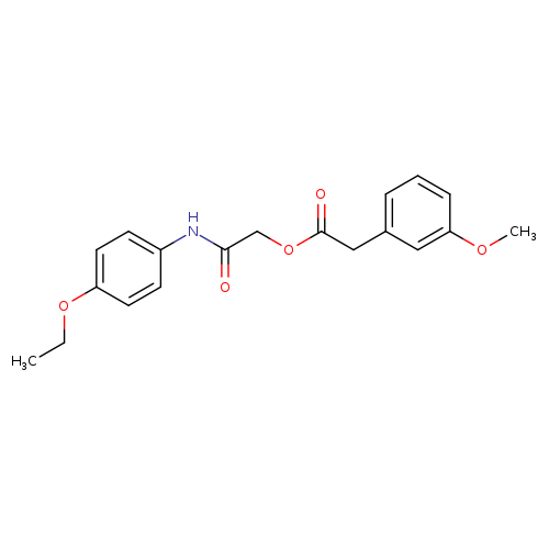 [(4-ethoxyphenyl)carbamoyl]methyl 2-(3-methoxyphenyl)acetate