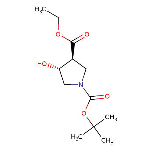 (3S,4R)-1-tert-butyl 3-ethyl 4-hydroxypyrrolidine-1,3-dicarboxylate