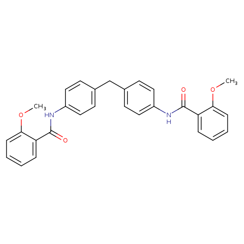 2-methoxy-N-(4-{[4-(2-methoxybenzamido)phenyl]methyl}phenyl)benzamide