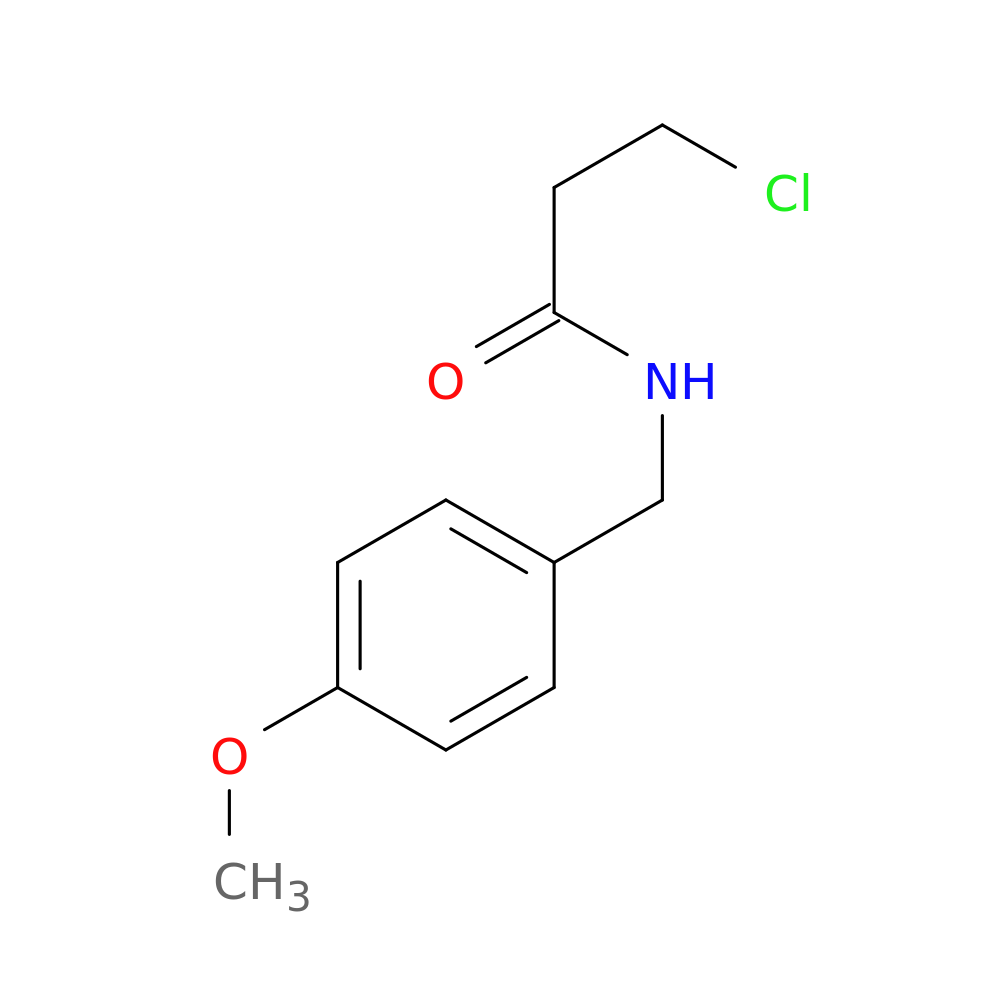 3-Chloro-n-(4-methoxybenzyl)propanamide