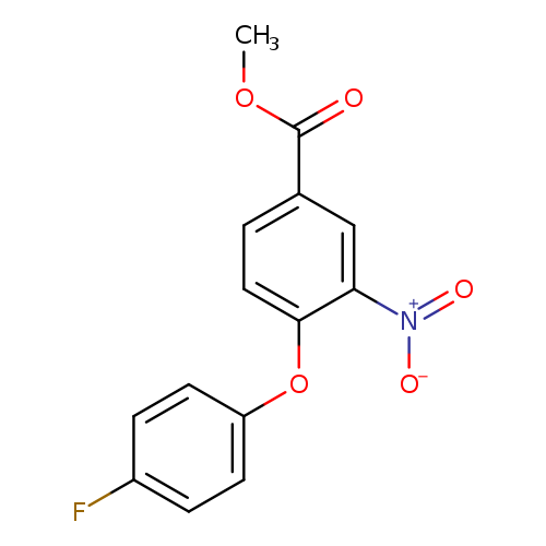 Methyl 4-(4-fluorophenoxy)-3-nitrobenzenecarboxylate