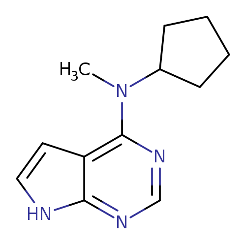 N-cyclopentyl-N-methyl-7H-pyrrolo[2,3-d]pyrimidin-4-amine