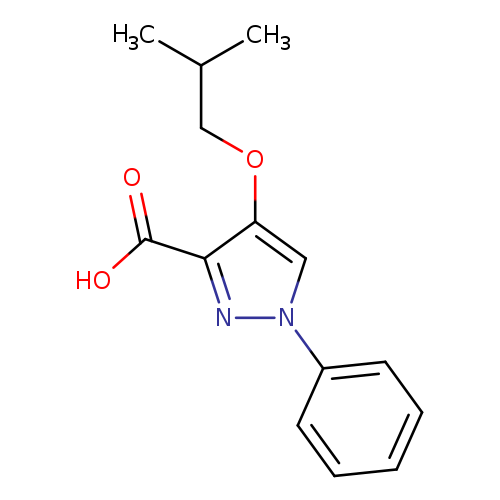4-(2-methylpropoxy)-1-phenyl-1H-pyrazole-3-carboxylic acid