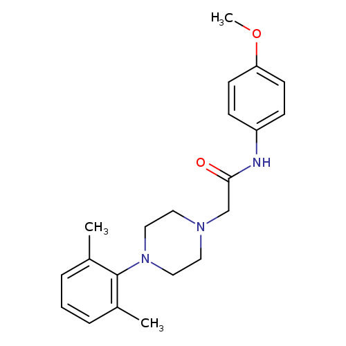 2-[4-(2,6-dimethylphenyl)piperazin-1-yl]-N-(4-methoxyphenyl)acetamide