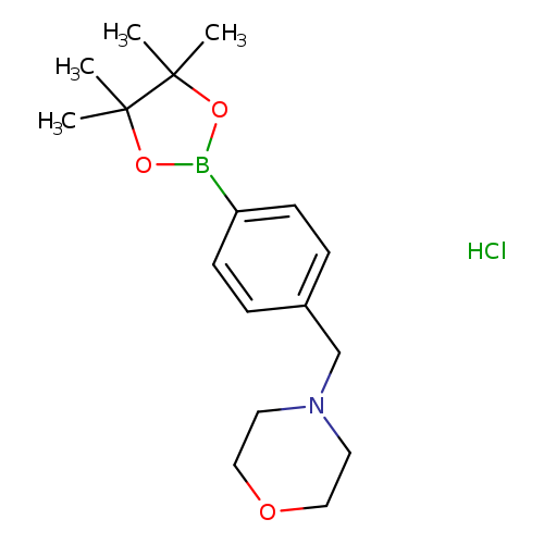 4-(4-(4,4,5,5-Tetramethyl-1,3,2-dioxaborolan-2-yl)benzyl)morpholine hydrochloride