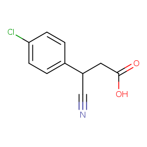 3-(4-Chlorophenyl)-3-cyanopropanoic acid