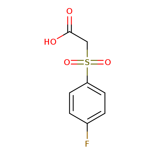 Acetic acid, 2-​[(4-​fluorophenyl)​sulfonyl]​-
