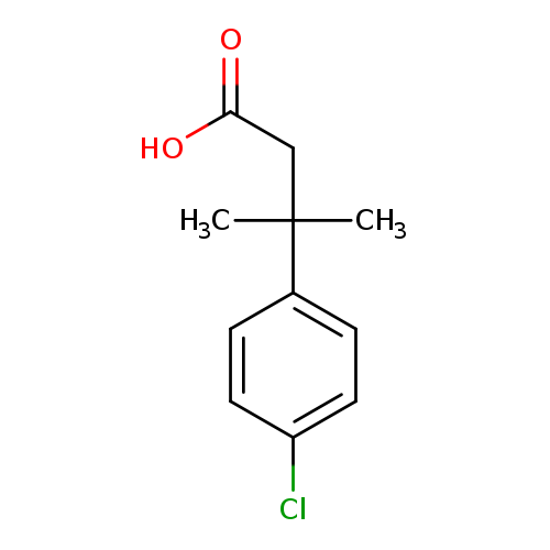 3-(4-chlorophenyl)-3-methyl-butanoic acid