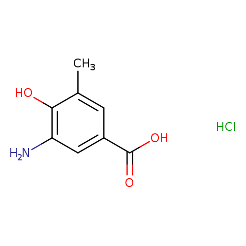 3-amino-4-hydroxy-5-methylbenzoic acid hydrochloride
