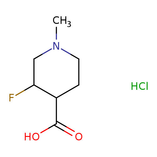 3-fluoro-1-methylpiperidine-4-carboxylic acid hydrochloride