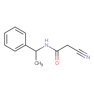2-Cyano-n-(1-phenylethyl)acetamide