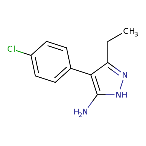 4-(4-Chloro-phenyl)-5-ethyl-2H-pyrazol-3-ylamine