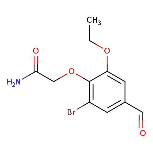 2-(2-bromo-6-ethoxy-4-formylphenoxy)acetamide