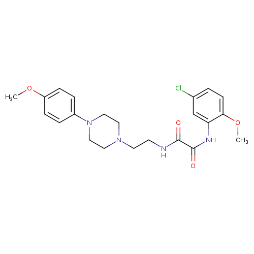 N'-(5-chloro-2-methoxyphenyl)-N-{2-[4-(4-methoxyphenyl)piperazin-1-yl]ethyl}ethanediamide