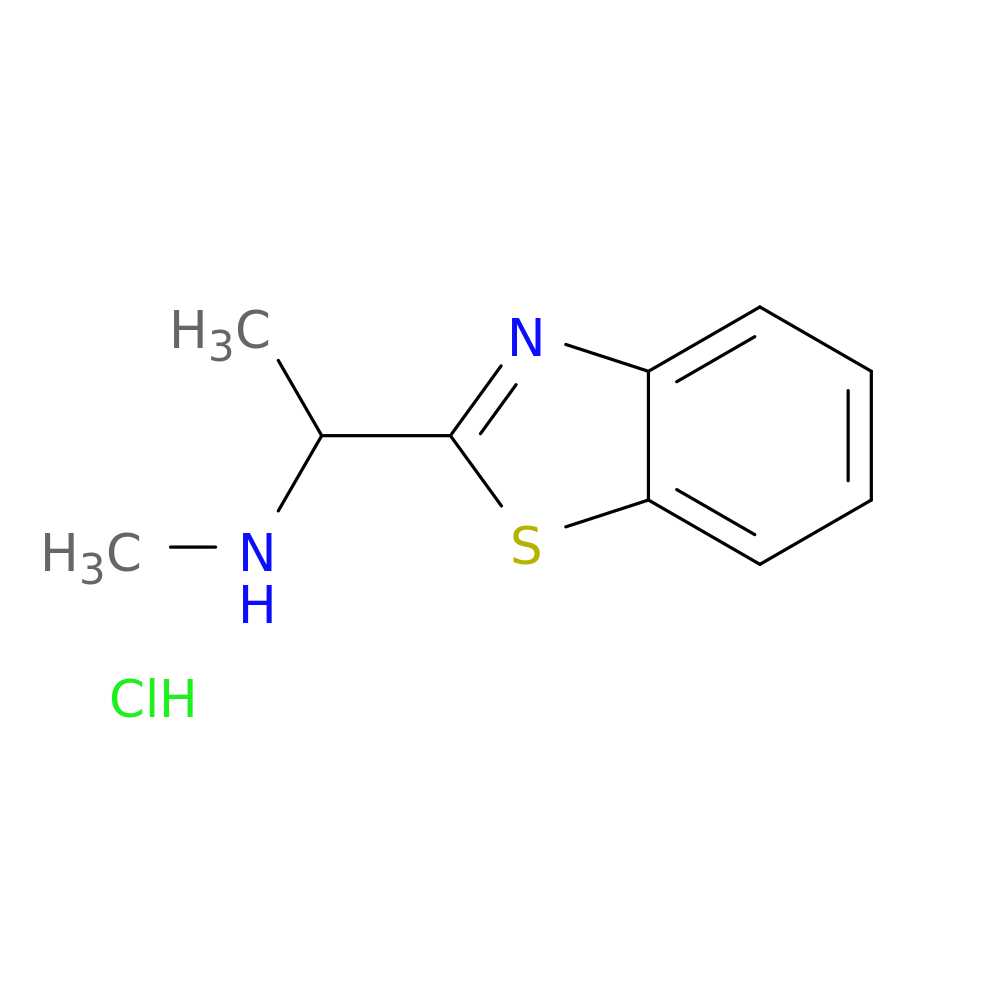 [1-(1,3-Benzothiazol-2-yl)ethyl](methyl)amine hydrochloride