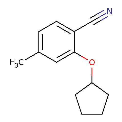 2-(cyclopentyloxy)-4-methylbenzonitrile