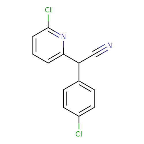 2-(4-chlorophenyl)-2-(6-chloropyridin-2-yl)acetonitrile