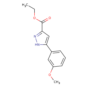 Ethyl 3-(3-methoxyphenyl)pyrazole-5-carboxylate
