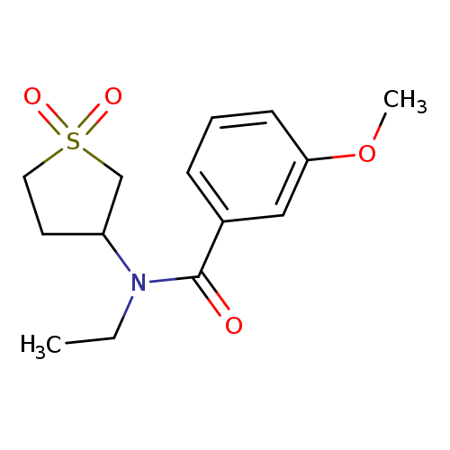 N-(1,1-dioxo-1lambda6-thiolan-3-yl)-N-ethyl-3-methoxybenzamide