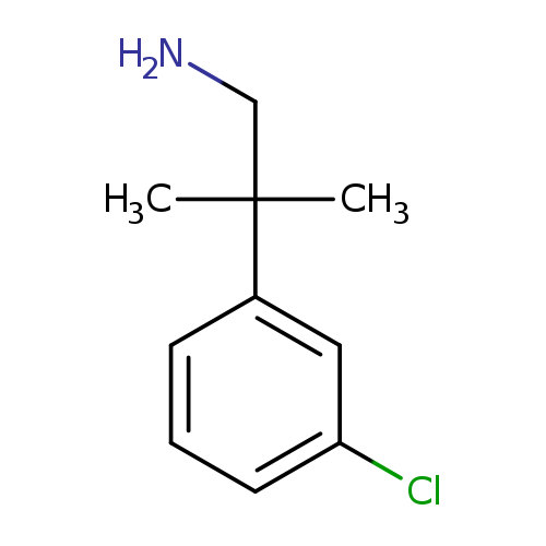 2-(3-Chlorophenyl)-2-methylpropan-1-amine