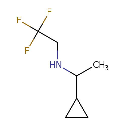 (1-cyclopropylethyl)(2,2,2-trifluoroethyl)amine