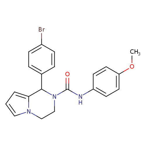 1-(4-bromophenyl)-N-(4-methoxyphenyl)-1H,2H,3H,4H-pyrrolo[1,2-a]pyrazine-2-carboxamide