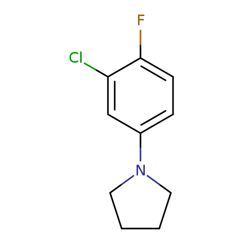 1-(3-Chloro-4-fluorophenyl)pyrrolidine