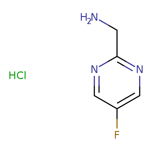 2-Pyrimidinemethanamine, 5-fluoro-, hydrochloride (1:1)