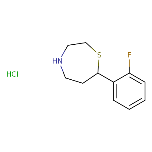 7-(2-fluorophenyl)-1,4-thiazepane hydrochloride