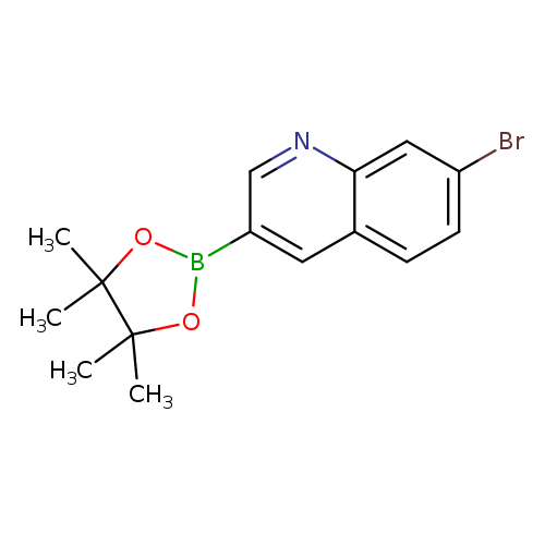 7-bromo-3-(tetramethyl-1,3,2-dioxaborolan-2-yl)quinoline