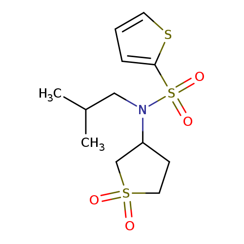 N-(1,1-dioxo-1lambda6-thiolan-3-yl)-N-(2-methylpropyl)thiophene-2-sulfonamide