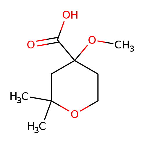 4-methoxy-2,2-dimethyloxane-4-carboxylic acid