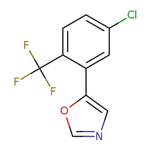 5-(5-chloro-2-(trifluoromethyl)phenyl)oxazole